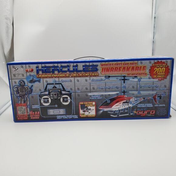 Hercules 3.5CH Gyro RC Helicopter Unbreakable Design NIB - Picture 4 of 7